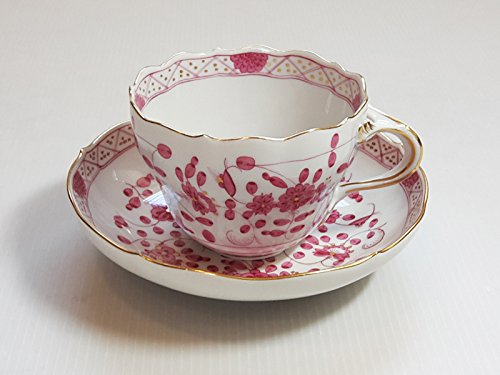 Amazon | マイセン□インドの華 リッチピンク カップ＆ソーサー C＆S 1